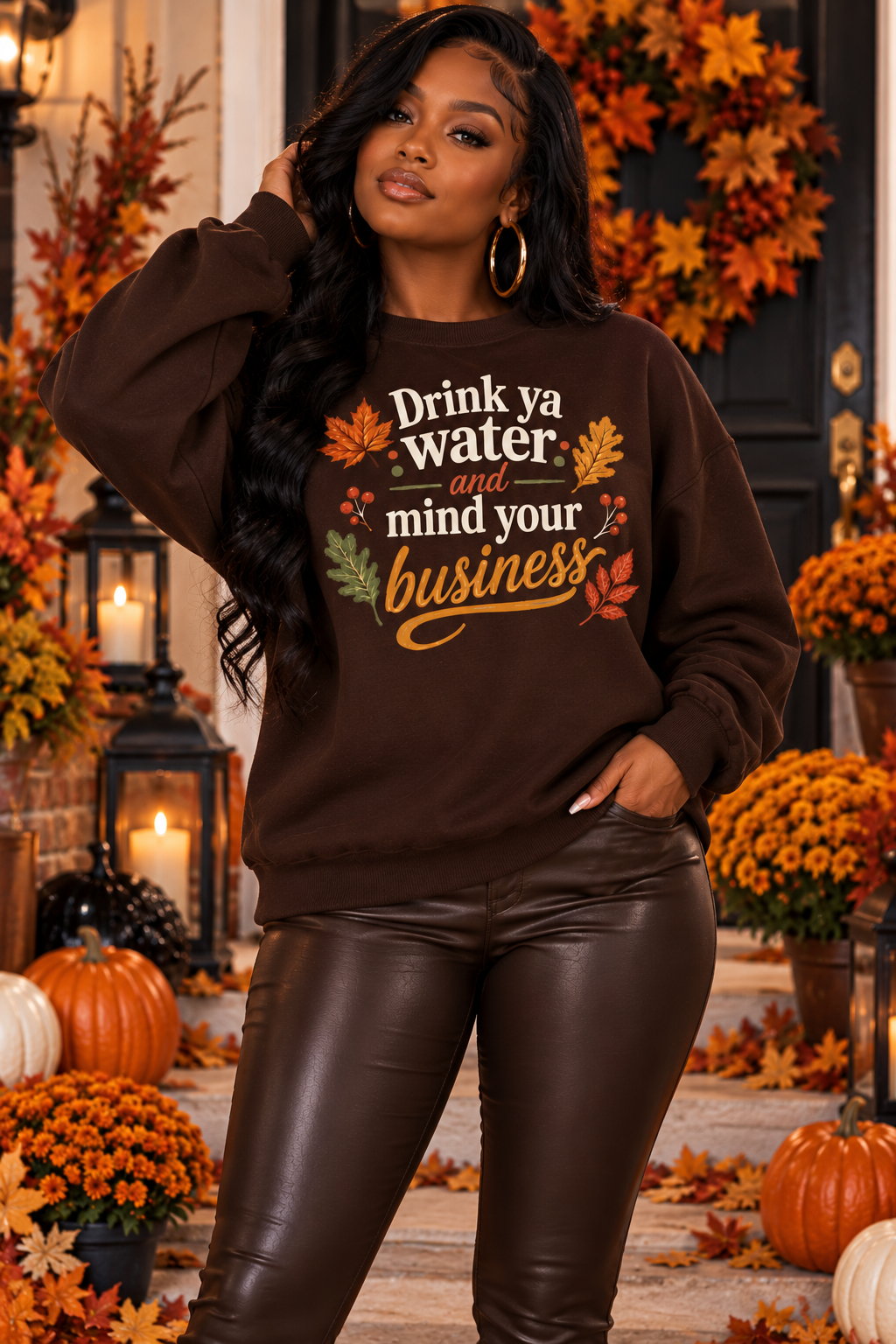 Drink Ya Water Fall Sweatshirt