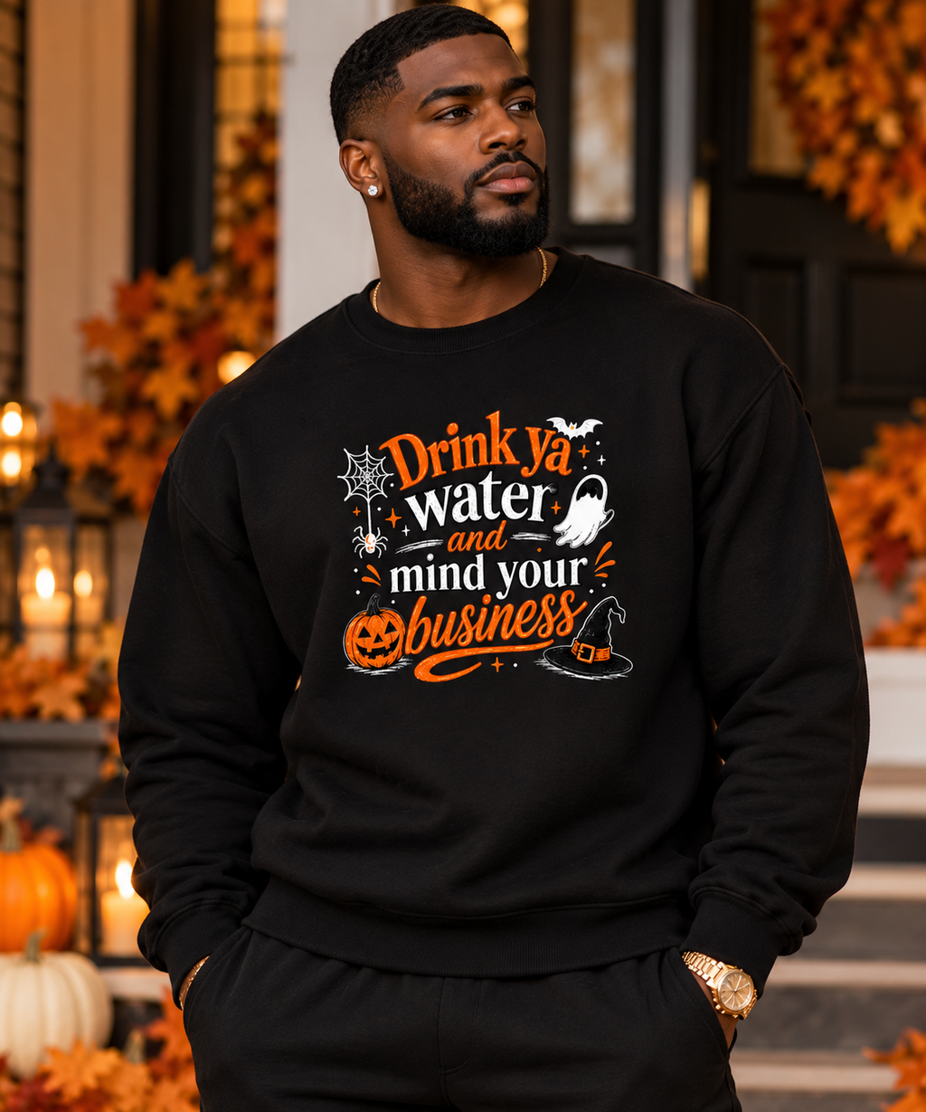 Halloween Drink Ya Water Sweatshirt