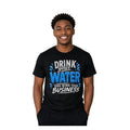 Blue -Drink Ya Water & Mind Ya Business Tee