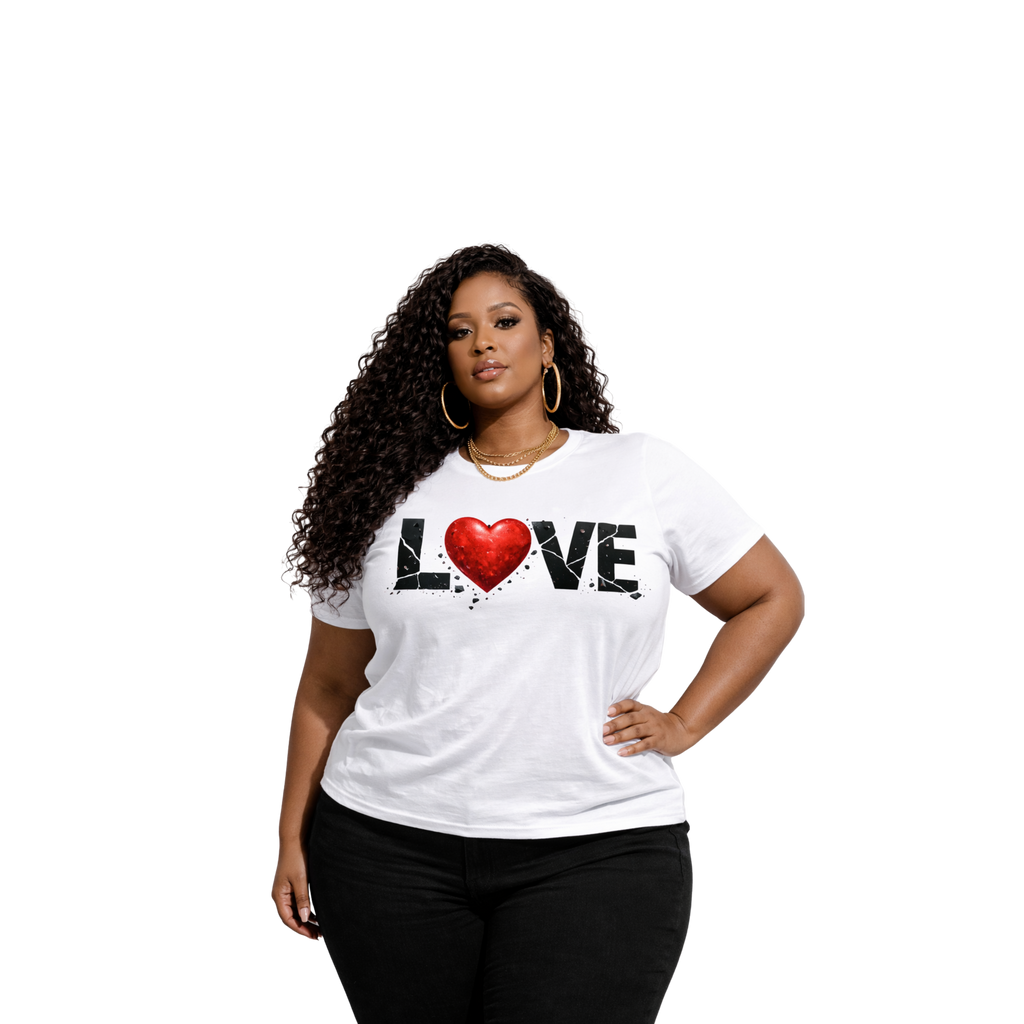 Love Heart Graphic Tee