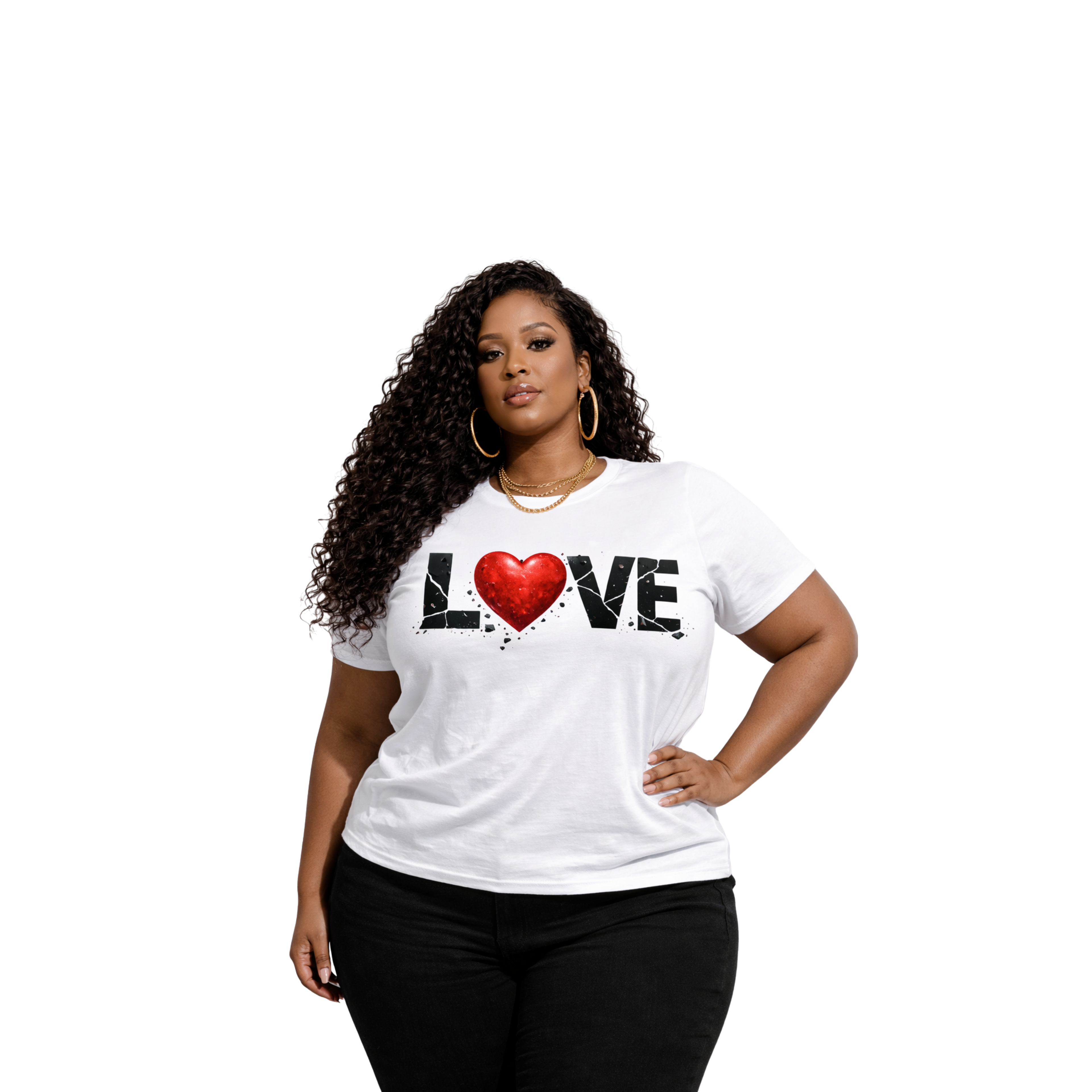 Love Heart Graphic Tee